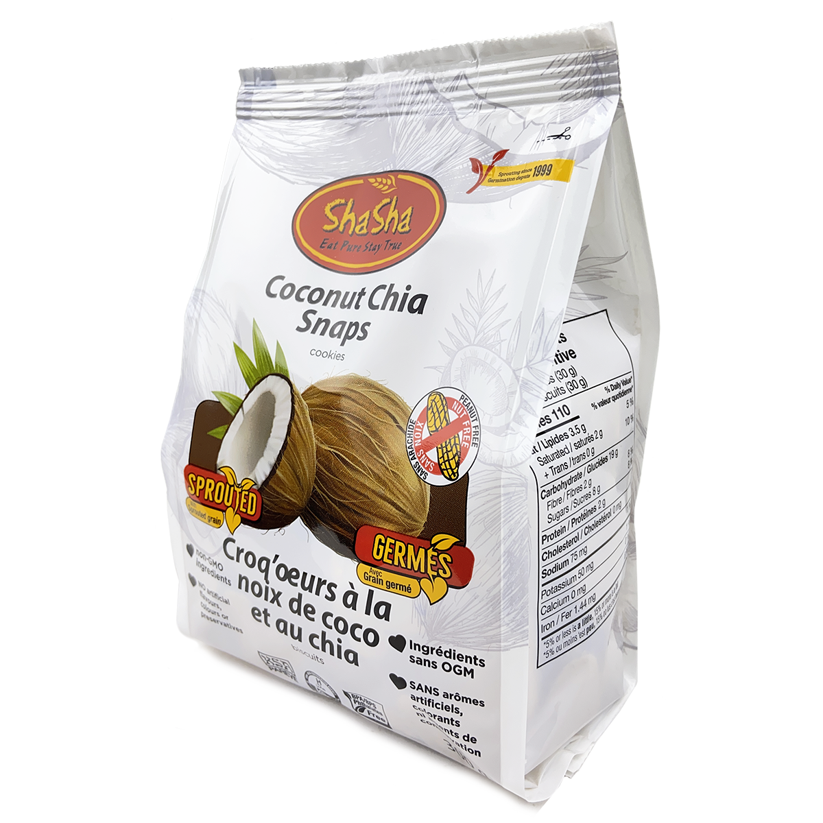 Coconut Chia Snaps