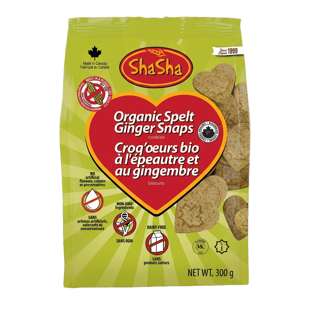 Organic Spelt Ginger Snaps