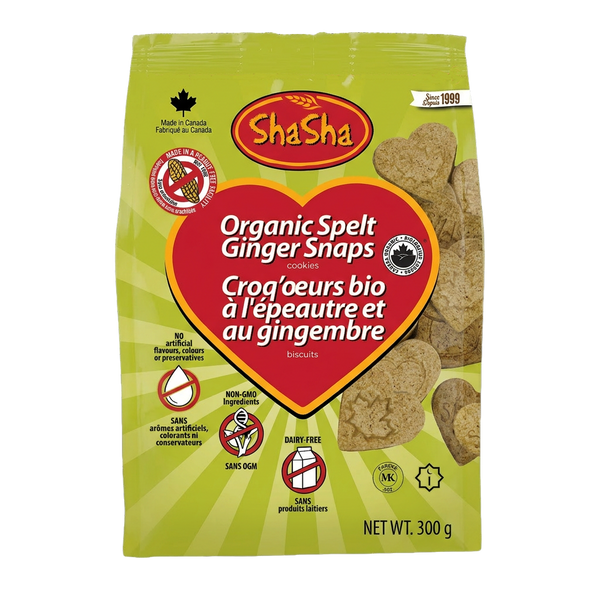 Organic Spelt Ginger Snaps
