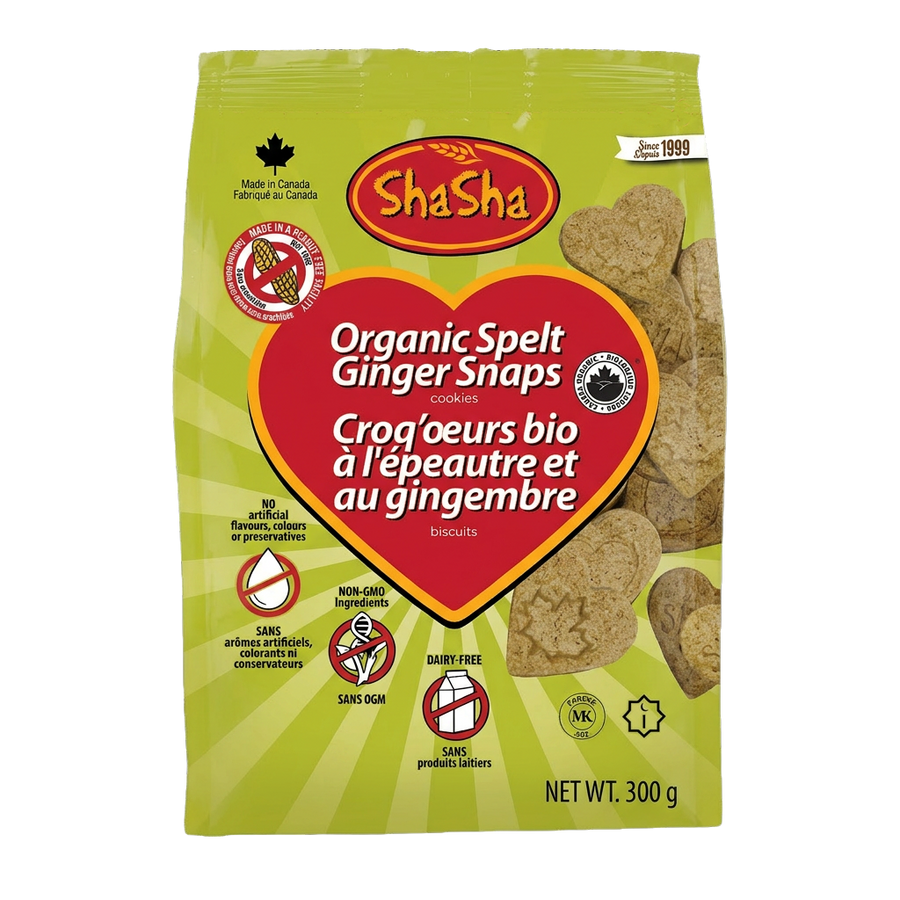 Organic Spelt Ginger Snaps