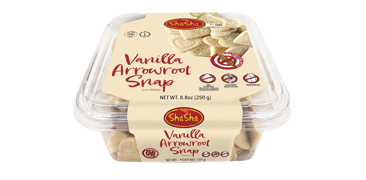 Vanilla Arrowroot Snaps