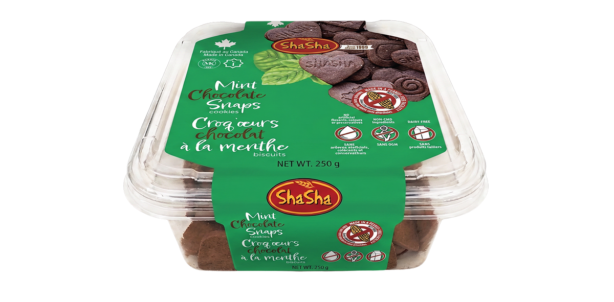 Mint Chocolate Snaps